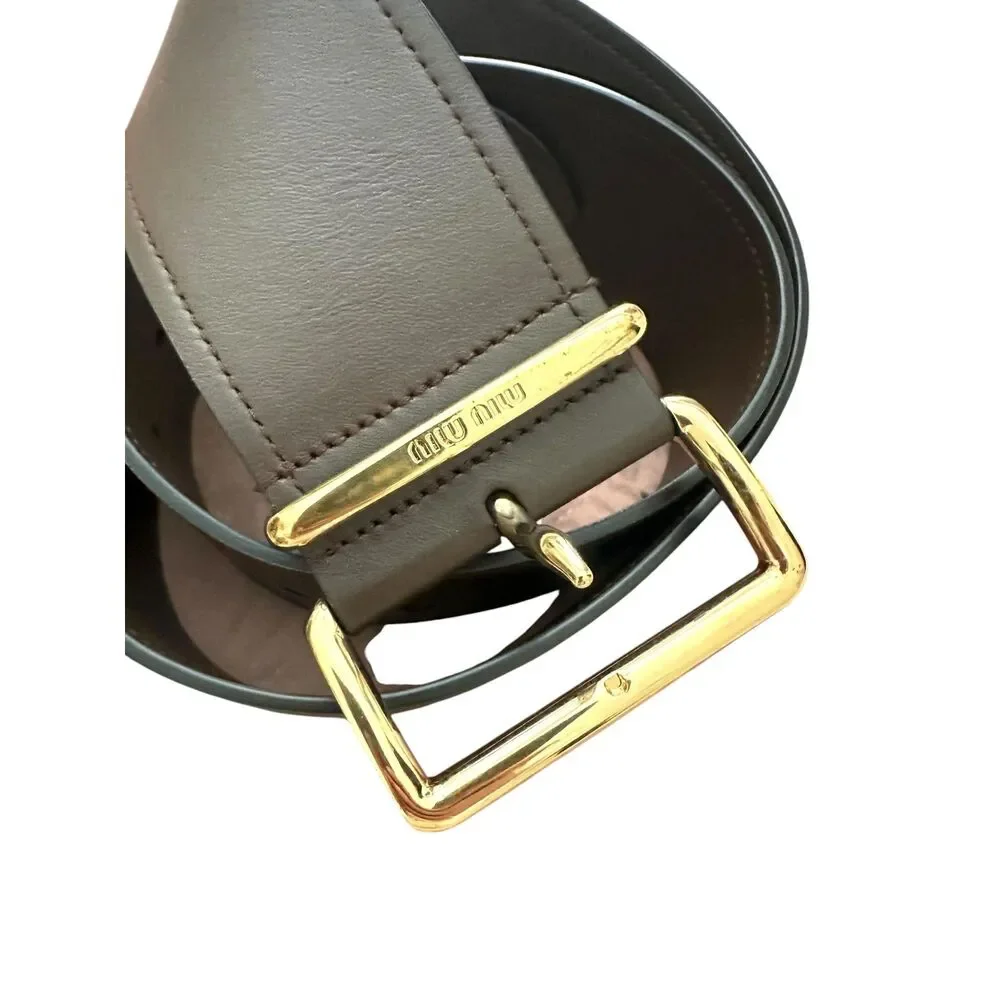 Miu Miu miu leather